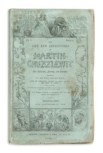 DICKENS, CHARLES. Life and Adventures of Martin Chuzzlewit.